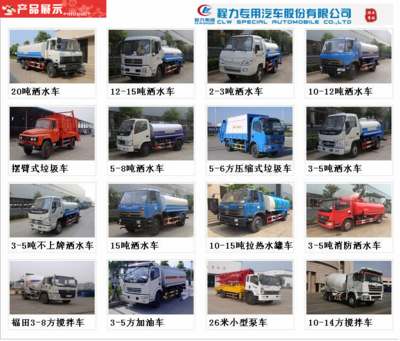 衡水多功能綠化灑水車購買指南